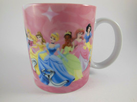 Disney Princess Cup Coffee Mug with 7of the Disney Princesses 3.5&quot; tall - £9.40 GBP