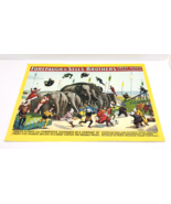 Vtg 1970&#39;s Circus Poster Forepaugh &amp; Sells Brothers Strobridge Litho Co ... - £59.51 GBP