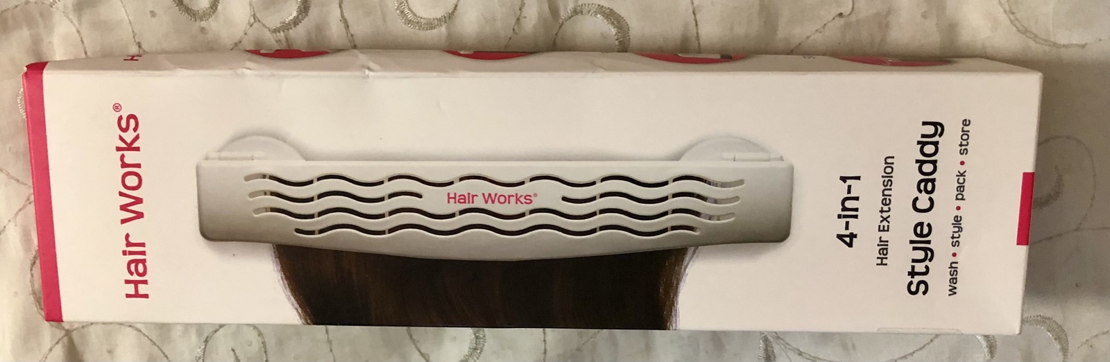 Hair Works 4-in-1 Hair Extension Style Caddy - The Original Extension Holder  - $26.95