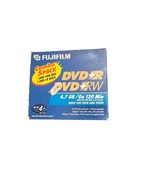 New Fujifilm 5 Pack DVD+RW & DVD+R Discs 4.7GB Rewritable Media for Data... - $238.50 MXN New Fujifilm 5 Pack DVD+RW & DVD+R Discs 4.7GB Rewritable Media for Data... - $238.50 MXN