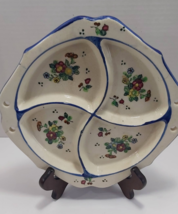 1940s Japanese floral divided dish - £18.56 GBP