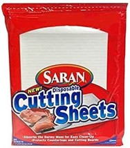 Saran Disposable Cutting Sheets Brand New 20 Sheets Sealed Package Discontinued - £15.97 GBP
