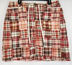 Liz Claiborne Skirt Womens 14P Red Desert Caravan Casual Flat Front Draw... - £15.56 GBP