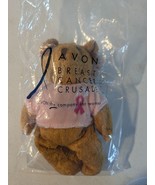 SEALED Avon 2001 Breast Cancer Crusade Bear Rosie Plush Golden Brown Teddy - $22.56 CAD