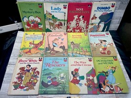 Lot of 12 Walt Disney’s Wonderful World of Reading Classic Hardcover Books - £12.91 GBP