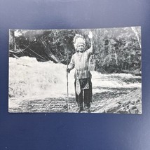 Vintage Postcard of Chief Welch Grandson of Sitting Bull Lanse, MI - £7.85 GBP