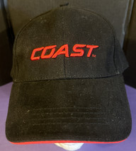 Coast Hat Cap Red Black Adjustable One Size Fits Most - $14.03