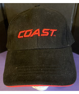 Coast Hat Cap Red Black Adjustable One Size Fits Most