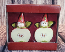 Villeroy &amp; Boch 1748 Forest Treats Apple Elves Elf Gnome Figurines 4-7/8 inch - £15.56 GBP