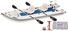 Sea Eagle 437ps Paddleski™ Watersnake Motor Package Inflatable Catamaran Boat - £1,477.73 GBP