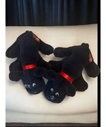 2 Vintage Tonka Pound Puppies Black Dogs Plush newborn - £15.61 GBP