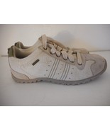 Skechers Sz 9 Womens Beige Athletic Shoes Sneakers Leather upper lace up - $442.09 MXN