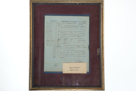 1839 Writ of Execution Republic of Texas signed Stephen William Blount (1808-189 - £658.70 GBP