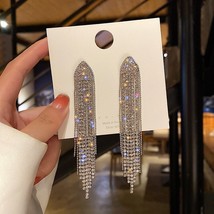 Ropuhov 2021 New   Rhinestone Earrings for Women Chinese Fashion  Beaded Tassel  - £9.02 GBP