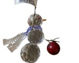 Midwest CBK Ornament Acrylic Snowman Basketball Player Clear 3 inch - $8.67