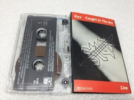 Caught In The Act By Styx Audio Cassette Tape 1984 A&amp;M Records Canada CS6514  K7 - £7.08 GBP