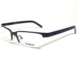 Bikkembergs Eyeglasses Frames BK01504 Navy Blue Rectangular Half Rim 53-... - $55.91