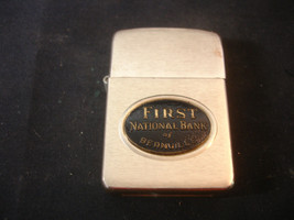 Old Vtg Collectible First National Bank of Bernville Cigarette Lighter USA - £39.92 GBP