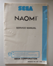 Naomi Arcade Game Service Instruction Manual Original Video Game Japan 1999 - £28.83 GBP