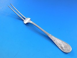 Japanese by Tiffany and Co Sterling Silver Fruit Fork 2-Tine 6 1/4&quot; Heirloom - £402.80 GBP