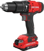 The Craftsman 20V Max Cordless Hammer Drill (Cmcd711D1) Comes With A Battery And - $96.98