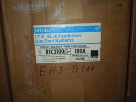 Gould R1C3100G 100A 3ph 3W w/ Ground ITE XL-X Feederiser Breaker Plug En... - $1,450.00
