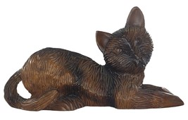 Arthur Court Designs Wood Carved Cat 1978 RARE HTF - £188.43 GBP