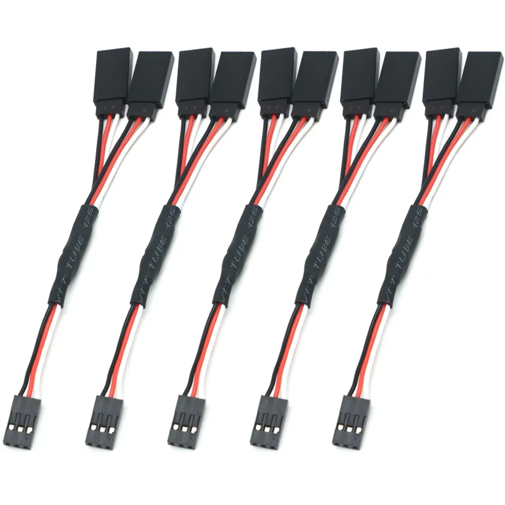 5pcs/lot 100/150/200/300/500mm RC Servo Y Extension Cord Cable Lead Wire For  - £8.21 GBP+