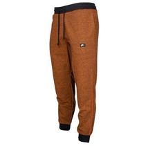 Nike Mens Cuff Fleece Pants Size Large Color Orange/Black - £69.77 GBP