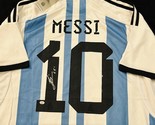 Lionel Messi Signed Argentina Soccer Jersey COA - £435.06 GBP