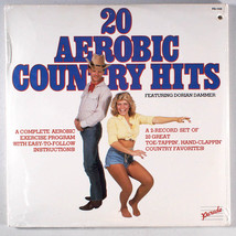 20 Aerobic Country Hits (1982) [SEALED] 2-LP Vinyl • Fitness, Workout, 9 to 5 - £16.11 GBP