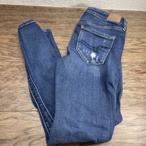 American Eagle Outfitters Distressed Medium Wash Jeggings Woman's Size 8 KG - $19.79