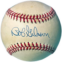 Bob Gibson signed Official Rawlings National League Baseball toned- COA (St. Lou - £97.50 GBP