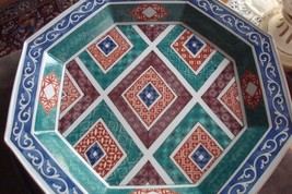 TAKAHAGASHI 8 sided platter made in Japan, beautiful decorations ^^^ - $814.94 MXN