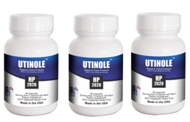 Utinole HP 2020-Anti Chronic Helicobacter Pylori Economy Pack (3 bottles 60ct) - £118.95 GBP