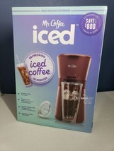 Mr Coffee Iced Coffee Maker Single Serve Reuseable Tumbler Filter New Bu... - £15.58 GBP