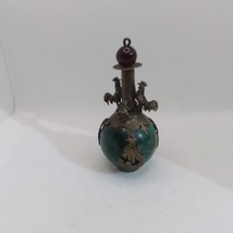 Antique Chinese Dragon Rooster Snuff Bottle  - $200.00