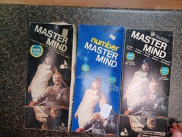 Vtg The Original Master Mind Game 1972 &amp; Numbers Vic-Toy Lot of 3 Games - £19.54 GBP