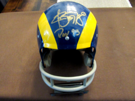 JEROME BETTIS ROY 93 STL RAMS HOF SIGNED AUTO RAWLINGS TK FULL SIZE HELM... - $494.99