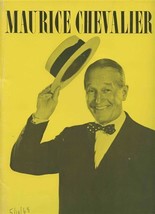 Maurice Chevalier Souvenir Program 1968 Loren Gabor Hepburn - £21.75 GBP