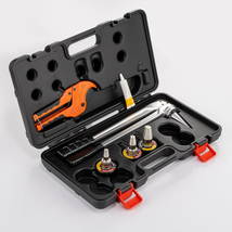Manual PEX Pipe Expander Tools Kits with 1/2&quot;,3/4&quot;,1&quot; Expansion Heads  - £91.31 GBP