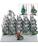 21pcs Lord Of The Rings King Theoden The Rohan warriors Rohan Army Minif... - $45.07 CAD