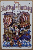 Disney Festival of Fantasy Parade metal hanging wall sign - £19.20 GBP