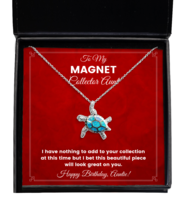 Magnet Collector Aunt Necklace Birthday Gifts - Turtle Pendant Jewelry P... - £37.30 GBP