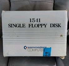 Commodore 1541 disc drive With Cables, Dust Cover And Box Powers On Not ... - $69.29