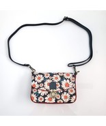 Handmade Canvas Camera Crossbody Bag Blue Orange Daisy Floral Print 7&quot;x ... - £39.27 GBP