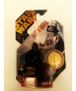 Hasbro Star Wars 2007 Darth Vader Ultimate Calactic Hunt Golden Coin Fig... - $29.99