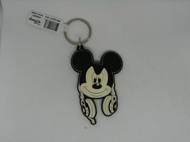 Classic Disney Mickey Mouse Mad Grumpy Face Headphones Keychain Keyring Souvenir - £12.92 GBP