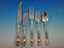 Violet by Wallace Sterling Silver Flatware Set Service 30 pieces No Mono... - £1,475.28 GBP