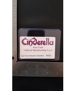CINDERELLA - VINTAGE FAN CLUB OFFICIAL PLASTIC MEMBERSHIP CARD - LOW NUMBER - $15.00